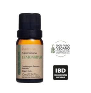 Óleo essencial de lemongrass (capim limão) 10ml