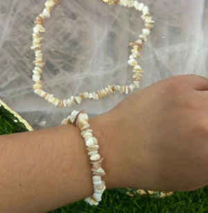 Pulseira de Cascalho – Madrepérola