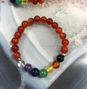 Pulseira Cornalina – 7 Chakras