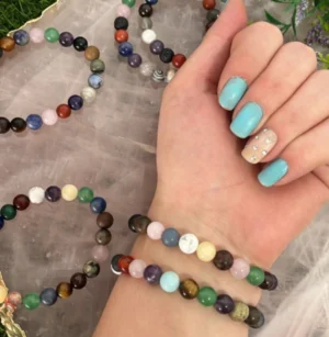 Pulseira Rolada – Esfera Mista