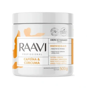 Creme de Massagem Cafeína e Cúrcuma – 500 g