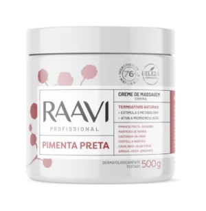 Creme de Massagem Pimenta Preta – 500 g