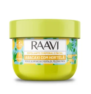 Esfoliante Facial e Corporal  abacaxi com hortelã - 200g