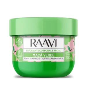 Esfoliante Facial e Corporal Maçã verde - 200g